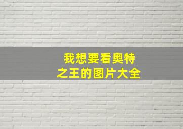 我想要看奥特之王的图片大全