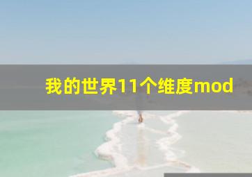 我的世界11个维度mod