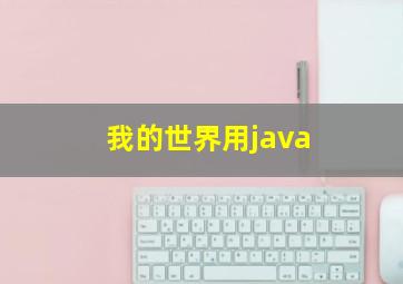 我的世界用java