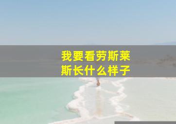 我要看劳斯莱斯长什么样子