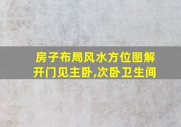 房子布局风水方位图解开门见主卧,次卧卫生间