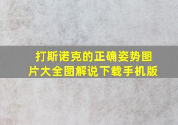 打斯诺克的正确姿势图片大全图解说下载手机版