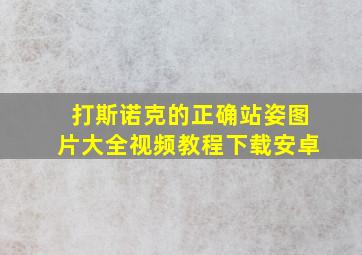 打斯诺克的正确站姿图片大全视频教程下载安卓