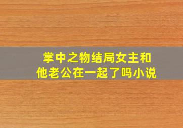 掌中之物结局女主和他老公在一起了吗小说