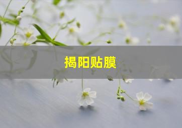 揭阳贴膜