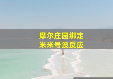 摩尔庄园绑定米米号没反应