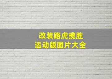 改装路虎揽胜运动版图片大全