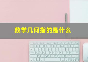 数学几何指的是什么