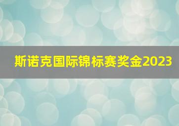 斯诺克国际锦标赛奖金2023