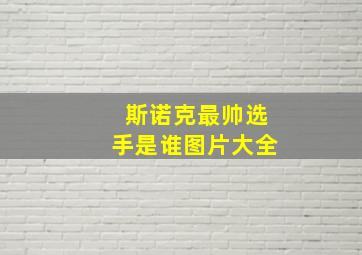 斯诺克最帅选手是谁图片大全