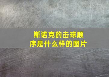 斯诺克的击球顺序是什么样的图片