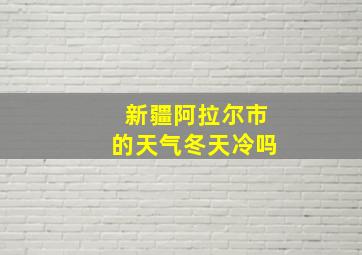 新疆阿拉尔市的天气冬天冷吗