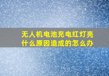 无人机电池充电红灯亮什么原因造成的怎么办