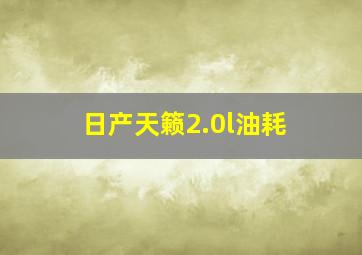 日产天籁2.0l油耗