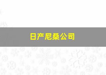 日产尼桑公司