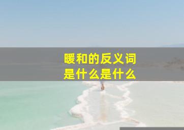 暖和的反义词是什么是什么