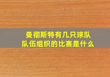 曼彻斯特有几只球队队伍组织的比赛是什么