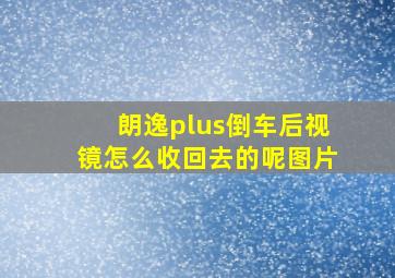 朗逸plus倒车后视镜怎么收回去的呢图片