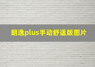 朗逸plus手动舒适版图片