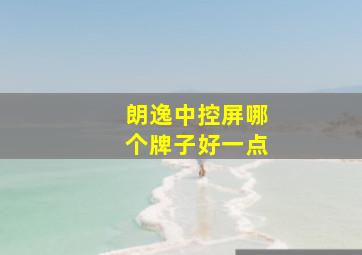 朗逸中控屏哪个牌子好一点