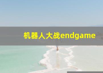 机器人大战endgame