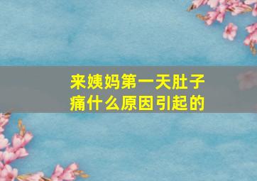 来姨妈第一天肚子痛什么原因引起的