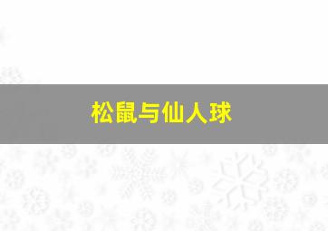 松鼠与仙人球