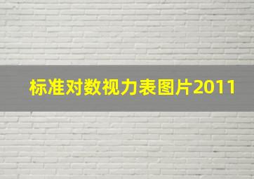 标准对数视力表图片2011