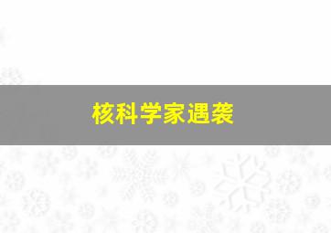 核科学家遇袭