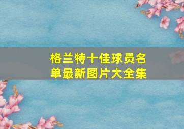 格兰特十佳球员名单最新图片大全集