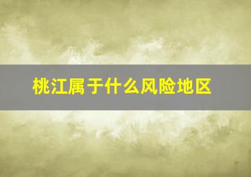 桃江属于什么风险地区