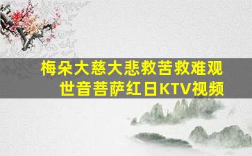 梅朵大慈大悲救苦救难观世音菩萨红日KTV视频