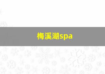 梅溪湖spa