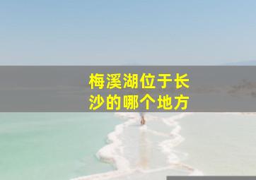 梅溪湖位于长沙的哪个地方