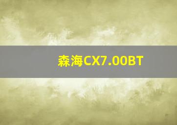 森海CX7.00BT