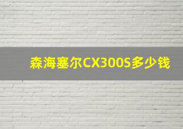 森海塞尔CX300S多少钱