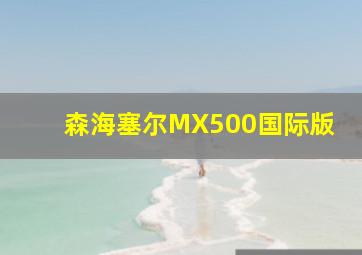 森海塞尔MX500国际版