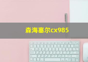 森海塞尔cx985