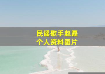 民谣歌手赵磊个人资料图片