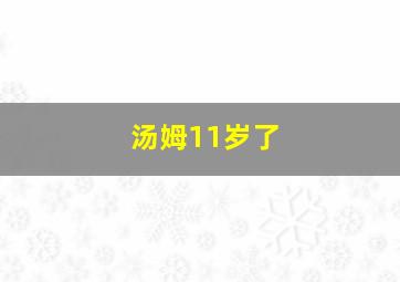 汤姆11岁了