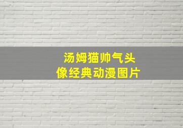 汤姆猫帅气头像经典动漫图片