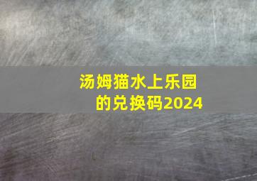 汤姆猫水上乐园的兑换码2024