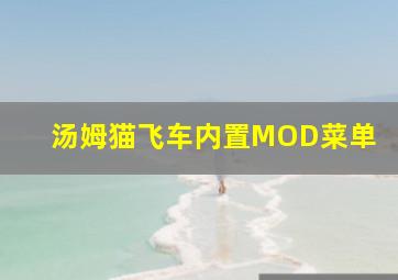 汤姆猫飞车内置MOD菜单