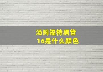 汤姆福特黑管16是什么颜色