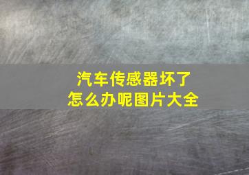 汽车传感器坏了怎么办呢图片大全