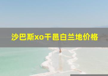 沙巴斯xo干邑白兰地价格