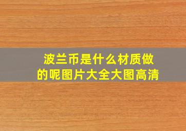 波兰币是什么材质做的呢图片大全大图高清