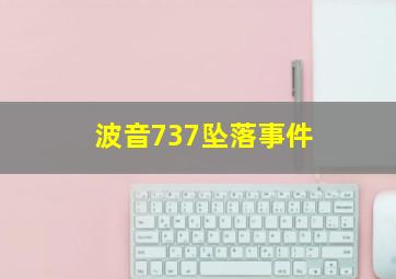 波音737坠落事件