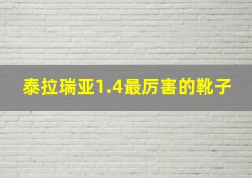 泰拉瑞亚1.4最厉害的靴子