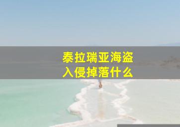 泰拉瑞亚海盗入侵掉落什么